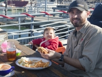 Sam and Lilia at Fish