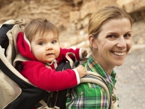 Lilia and Lisa in Mosaic Canyon