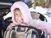 Rugged up and ready to snowshoe