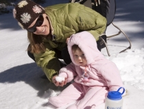 First experience with snow
