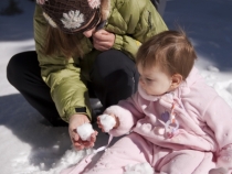 First experience with snow