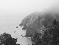 View of Kirby Cove from the trail back to the car