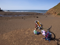 Arriving at Tennessee Valley Beach