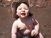 A very happy Samuel