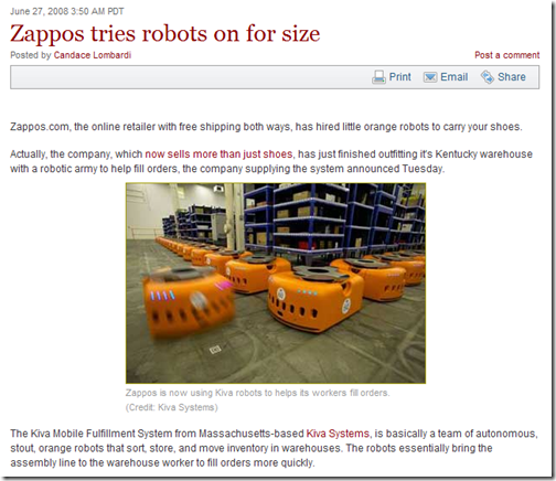 Warehouse Robots | The Pink Lemon