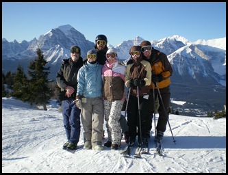At the top of Lake Louise's Grizzly Express Gondola