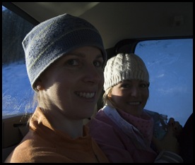 On the way to Lake Louise one morning