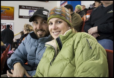 Canmore Eagles hockey game