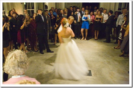 Annie and Kevin dancing up a storm!