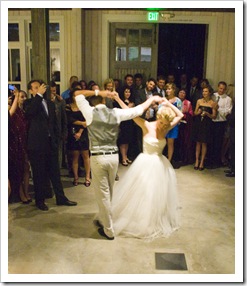 Annie and Kevin dancing up a storm!