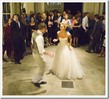 Annie and Kevin dancing up a storm!