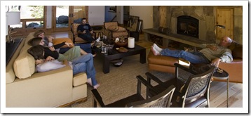 Michaela, Lisa, Andi, Jeffery and Mike at the new Biaggi abode in Albion