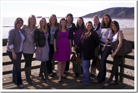 The girls on Avila Pier