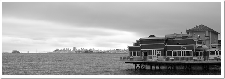 Sausalito with San Francisco in the distance