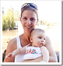 Lisa and Lilia at Utica Reservoir