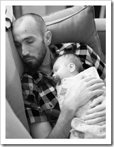 Dad and Lilia out for the count