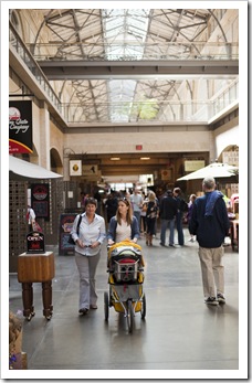 Lisa, Jenni and Lilia in the San Francisco Ferry Building