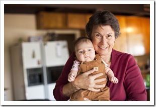 Jenni and Lilia dressed in Uncle Luke's Carhartts