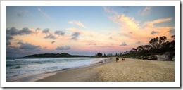 Sunset over Byron Bay