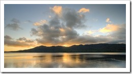 Sunset over Lake Tinaroo