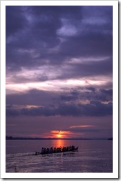Mekong River sunset