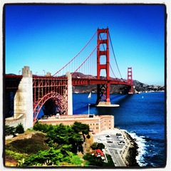 The Golden Gate Bridge on day one