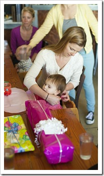 Getting ready for birthday lunch