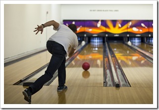 Sam with a 20MPH ball