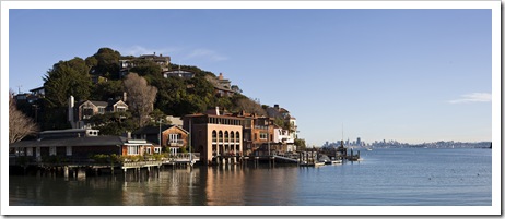 Corinthian Island with San Francisco in the distance