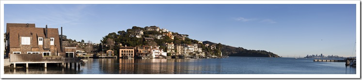 Corinthian Island with San Francisco in the distance