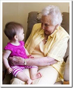 Meeting Great Grandma Rosabelle