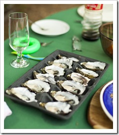 Local oysters
