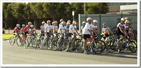 The countdown at the starting line