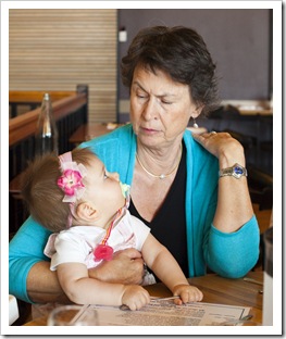 Dinner at Estia with Granny Jenni