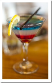 Red, white and blue on Thanksgiving
