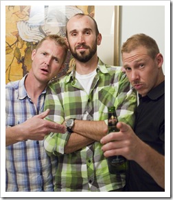 Sam with the Golding brothers