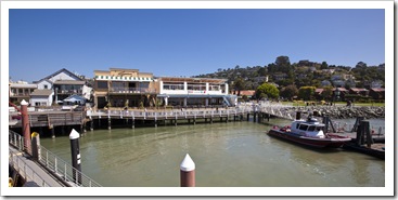 The dock in Tiburon
