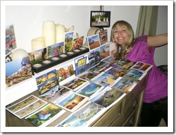 32 postcards sent from Walkabout