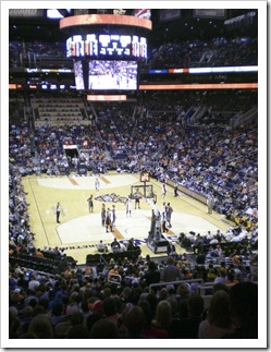 View from Vitamin Water's suite