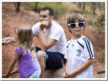James taking some fashion tips from Elton John