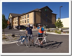 Alan and Sam getting ready to leave Helena