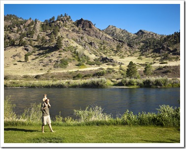 Sam and Lilia at the Quintero's