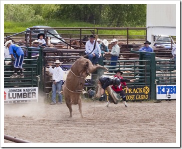 The rodeo in Belt