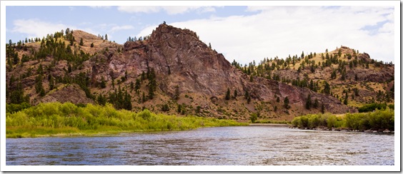 The Missouri River between Craig and Cascade