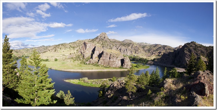 Mountain Palace on the Missouri River near the Quintero's