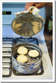 Arepas for breakfast