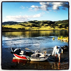 Fly fishing on the Missouri River
