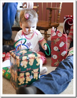 Unwrapping presents in Carson City