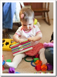 Unwrapping presents in Carson City