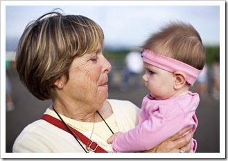 Carol and Lilia at the pumpkin patch in Petaluma